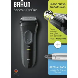 Braun Series 3 ProSkin 3000s schwarz