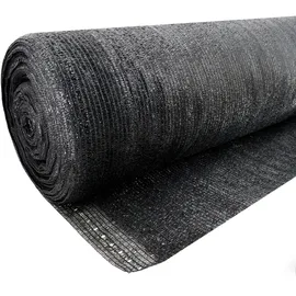 Aquagart Schattiernetz 25 m 2 m schwarz witterungsbeständig