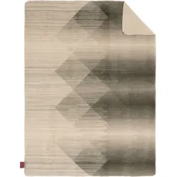 Wohndecke IBENA "Sues", grün (grün, natur), B:150cm L:200cm, Mischgewebe, Wohndecken, in zarten Farben, Kuscheldecke