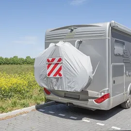 APT Fahrradschutzhülle für 2 Fahrräder XL grau