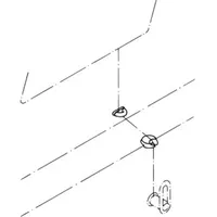 Hewi Seilumlenkung 6855997 aus mattem Polyamid, lichtgrau