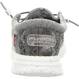 Fusion Komfort Schnürschuhe Herren, Grau 42