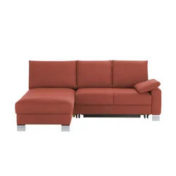 Ecksofa  Fürth ¦ rot ¦ Maße (cm): B: 218 H: 90 T: 180