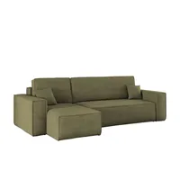 kaiser möbel Ecksofa Cord 4-Sitzer Olivgrün
