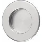 Hermeta Muschelgriff Aluminium silberfarbig eloxiert rund Einlass-Ø 35 mm