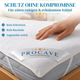 procave Matratzenschoner wasserdicht 90 x 200 cm weiß