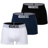 Diesel Boxershorts Baumwolle Schwarz/Weiß/Blau XXL 3er Pack