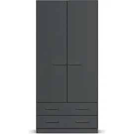 Rauch Drehtürenschrank Prandon B 91 x 197 x 54 cm Grau