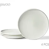 JIWOO Frühstücksteller Ø 21 cm weiß 4er Set