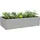 Relaxdays Hochbeet 57 x 240 x 90 cm Hellgrau