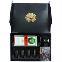 Jägermeister 1,75 l Geschenkbox inkl. Partypumpe + 4 Shotgläser