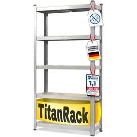 karatcommercial Schwerlastregal Grizzly Verzinkt Höhe: 200 cm Breite: 90 cm
