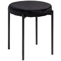 Home4You Hocker, - Samt - 38 x 45 cm