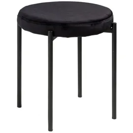 Home4You Hocker, - Samt - 38 x 45 cm