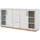 furn.design Sideboard Grau, und Hickory Walnuss, 204 cm Viel Stauraum Hanno