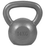 GORILLA SPORTS Kettlebell 2 bis 32 kg Gewichte, Einzeln/Set, Gusseisen, Bodenschonend silberfarben