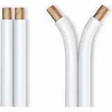 PureLink Lautsprecherkabel, 2x2,5 mm2, 20 m, weiß