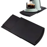 EUBSWA Dehnbar Kaffeebereiter Unterlage Slide Board, Kaffeevollautomat Padhalter Slide Kaffee Maschine Sliding Tray Kitchen Multifunktionale Schieberegale, Maximale Länge 53cm