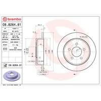 Brembo Bremsscheibe 08.8264.81