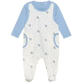 FIXONI Kinder Langarmbody "Body LS w.Velour Romper" in Blau | Gr.: 62