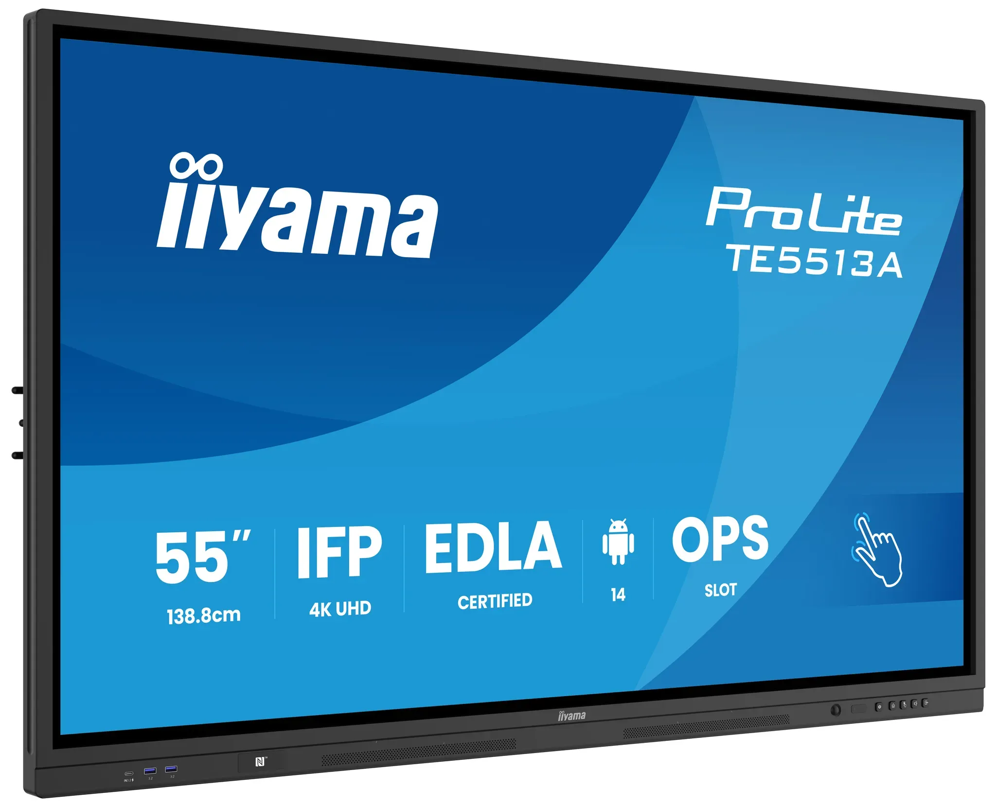 iiyama ProLite TE5513A-B3AG - 55 Interaktives Touch-Display - 4K UHD IPS - 500 ...