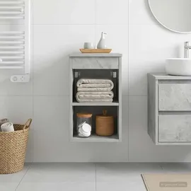 vidaXL Badezimmerschrank Inzwischen Betongrau 30 x 44,5 x 50 cm