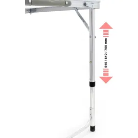 toboli Campingtisch klappbar 120x60x70cm