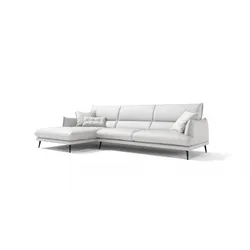 Ecksofa EGOITALIANO "FUNNY, hochwertiges und aktuelles Design, bequeme Rückenlehne", weiß, B:265cm H:90cm T:225cm, Sofas, hochwertiger Sitzkomfort, L-Form