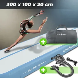 Vendomnia TRACK Matte - aufblasbar, Tumbling Gymnastikmatte, Turnmatte, Trainingsmatte, Fitnessmatte