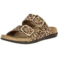 ROHDE 5890 Damen, Pantoletten Veloursleder", Pantolette braun 36 EU