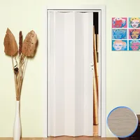 Innenraum Falttür In Pvc 83x214 Cm Mod. Maya Farbe Grauer Stoff