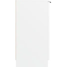 vidaXL Schuhschrank 59 x 70 x 35 cm weiß / weiß