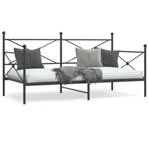 vidaXL Tagesbett 100 x 200 cm Schwarz