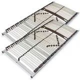 Lattenrost Big-Stabil & Fest, extra belastbar bis 200kg, Beco, Lattenrost 180x200 cm, bestehend aus 2x Lattenrost 90x200 cm, 7.5cm hoch, 7 Zonen, vormontiert, hergestellt in Deutschland 180 cm x 200 cm