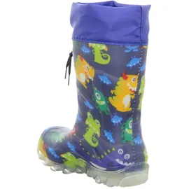 Beck Blinking Monsters Gummistiefel Blau 25
