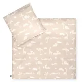 Julius Zöllner Bettwäsche Organic Jungle Dream Gr. 80x80 und 35x40 cm, Babybettwäsche, Schadstoffgeprüft