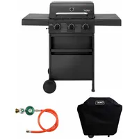 TAINO Compact 3+0 Gasgrill Set mit Haube und Regler
