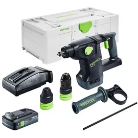 Festool KHC 18 EB-Basic Akku Kombihammer 18 V 2,6 J SDS-Plus + 1x Akku 4,0 Ah + Ladegerät