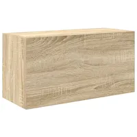 VidaXL Bad-Wandschrank Sonoma-Eiche 60x25x30 cm Holzwerkstoff