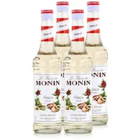 Monin Sirup Pistazie 700ml - Cocktails Milchshakes Kaffeesirup (4er Pack)