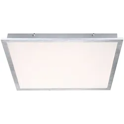 Deckenlampe Deckenleuchte Wohnzimmerlampe Aufbaupanel Bürolampe Arbeitszimmerleuchte, quadratisch, LED 12,3W 2500Lm warmweiß, LxBxH 60x60x6cm