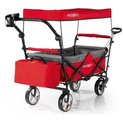 Hoberg Faltbarer Bollerwagen "Premium Class" - Rot