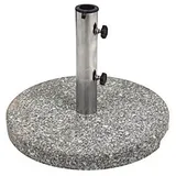 Buri Schirmständer Granit 20 kg Grau