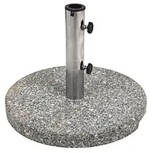 Buri Schirmständer Granit 20 kg Grau