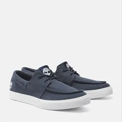 Sneaker TIMBERLAND "MYLO BAY LOW LACE UP SNEAKER", Gr. 41 (7,5), blau (dk blu texti), Textil, sportlich, Schuhe
