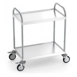 Edelstahl-Service-Wagen 2 Etagen 1035x535 mm von Fricosmos