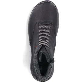 Rieker 51553-00 Schlupfstiefel Synthetik Damen in schwarz - Gr. 40