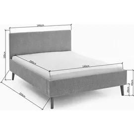 Meise Möbel Avola 140 x 200 cm Beige