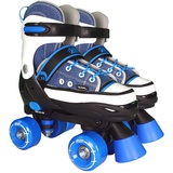 Rollschuhe Quad Style blau-weiß, 28-31