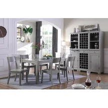 aea Designer Möbel Holz Tisch Sitz Ess Zimmer 6x Stühle 7tlg. Set Garnitur Gruppe